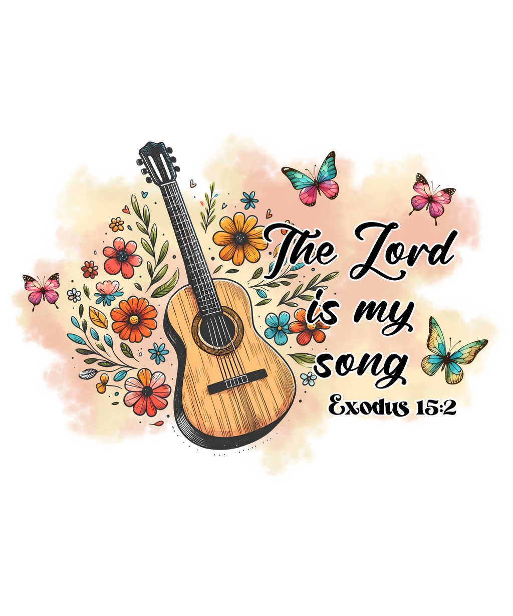 The Lord is my Song Exodus 15:2 design
