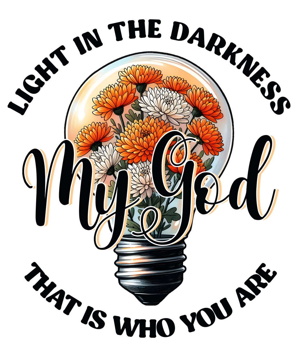 My God Light in the Darkness design