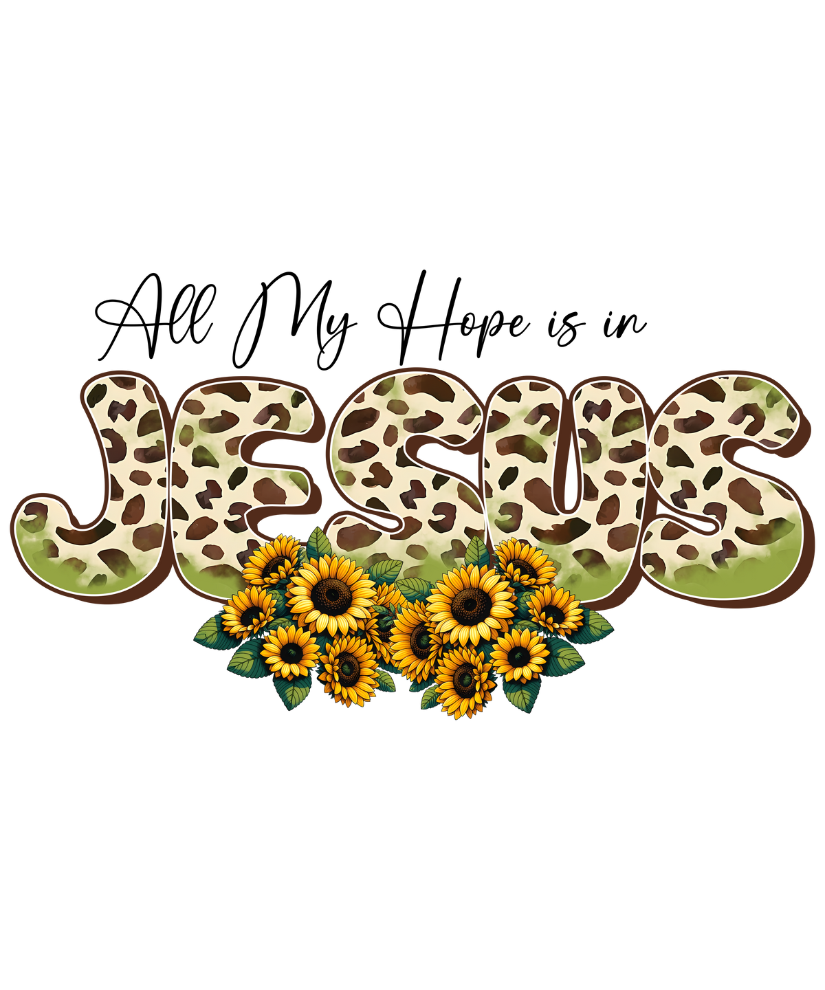 All My Hope is in Jesus design