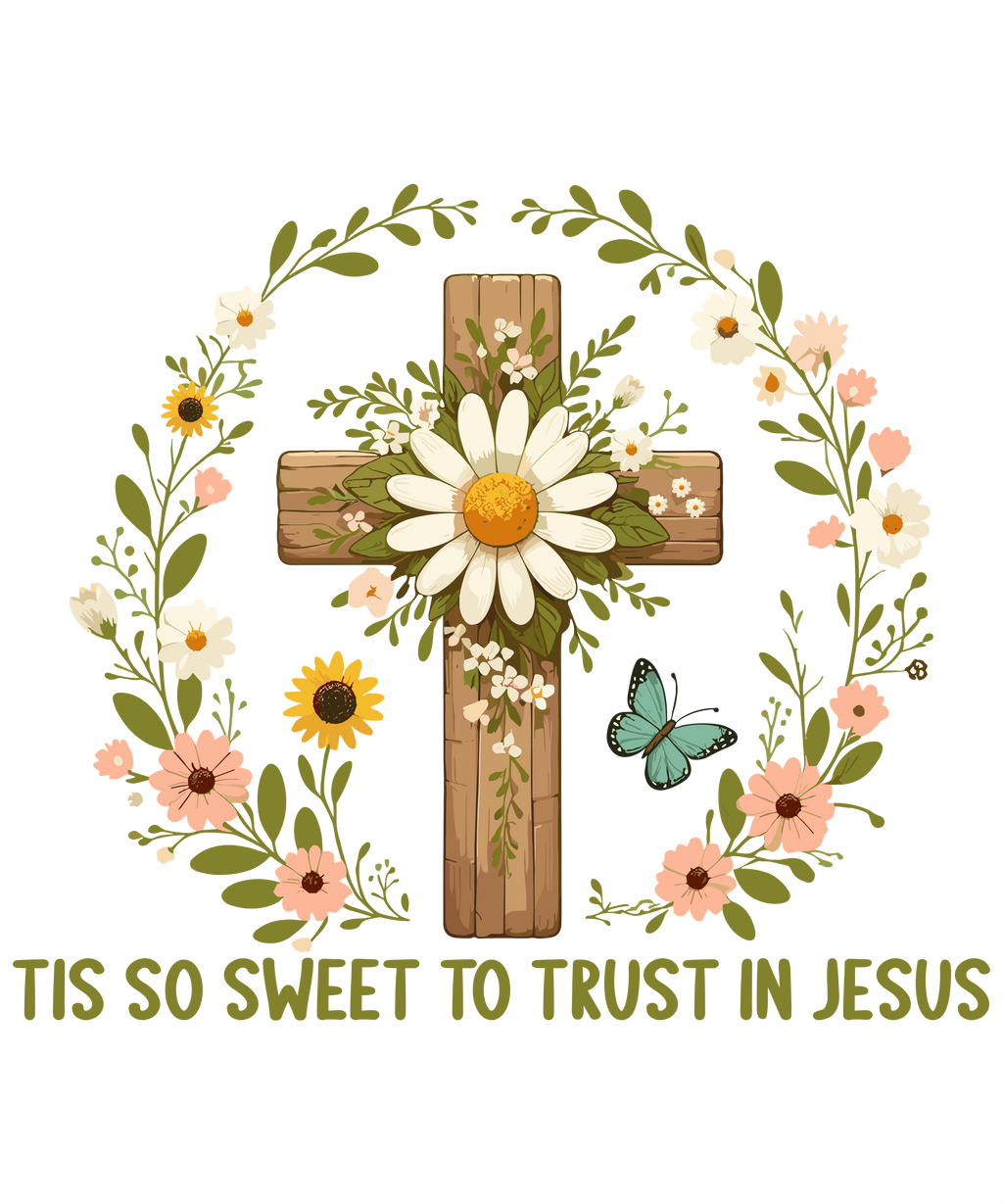 Tis So Sweet to Trust in Jesus design
