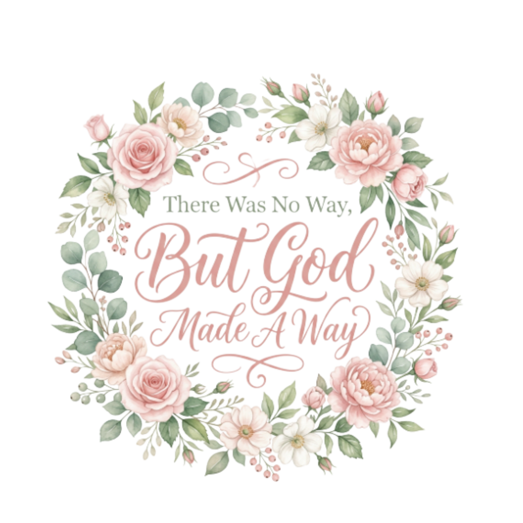 There Was No Way But God Made A Way design