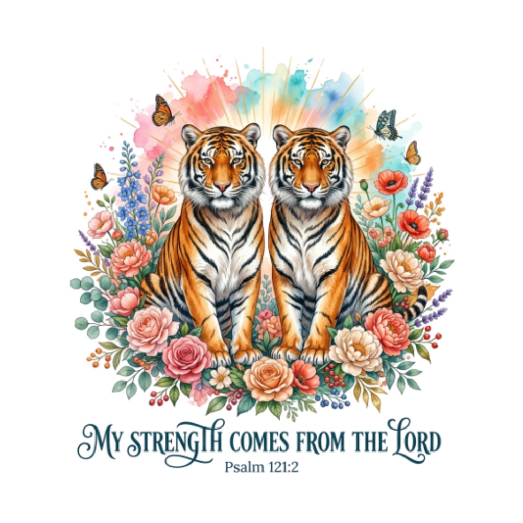 My Strength Comes From The Lord design