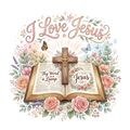 I Love Jesus Thy Word Is A Lamp design