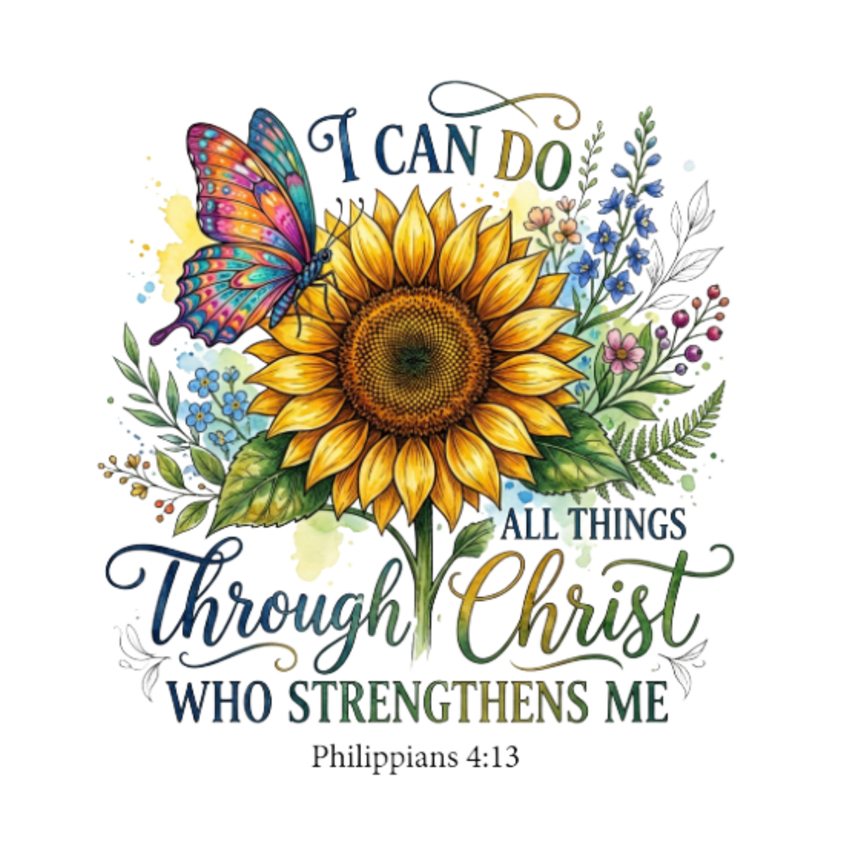 I Can Do All Things Through Christ design