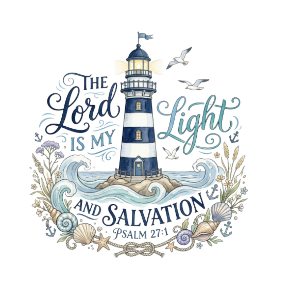 The Lord Is My Light And Salvation design