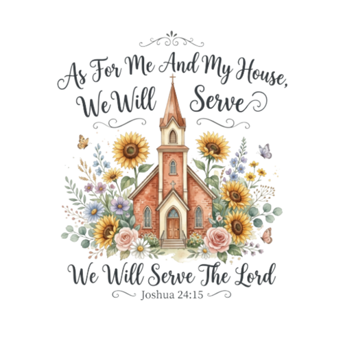 As For Me And My House We Will Serve The Lord design