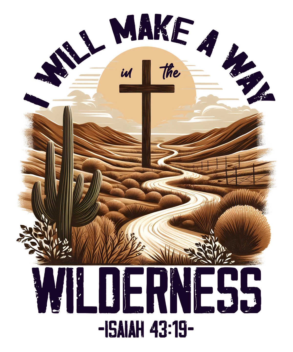 Cross in Desert