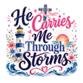 He Carries Me Through Storms