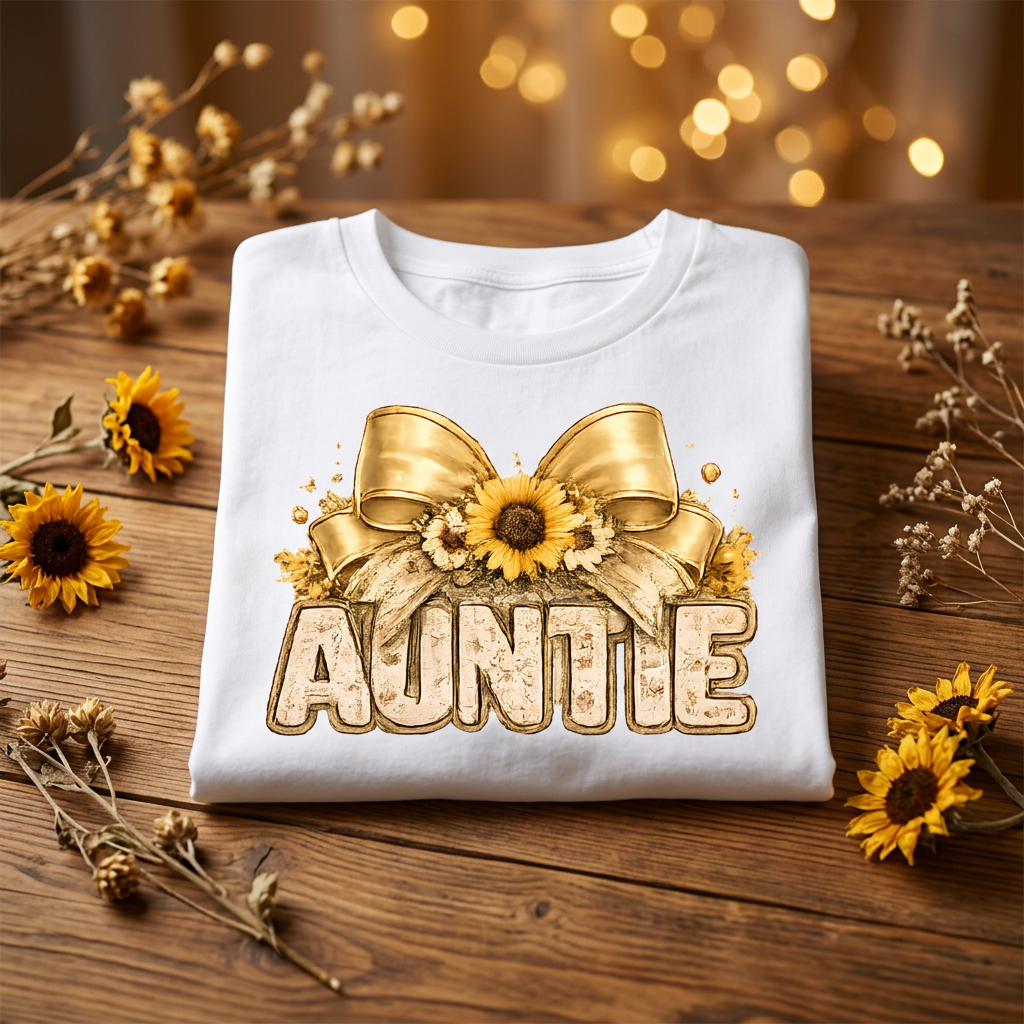 Auntie Shirt Flat Lay
