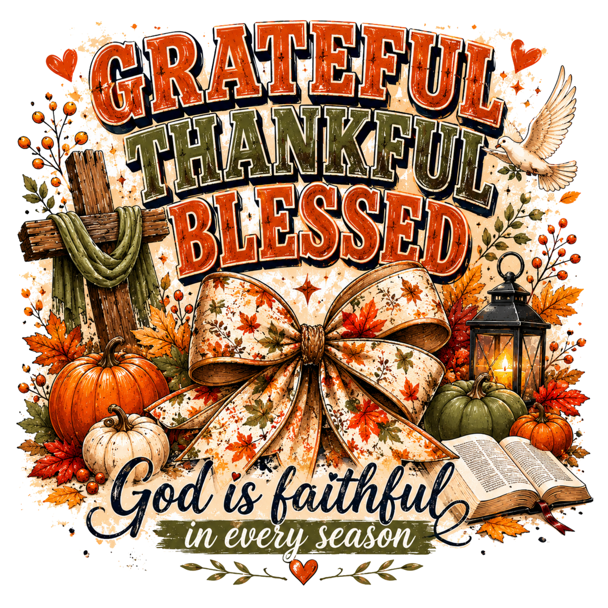 Grateful Thankful Blessed