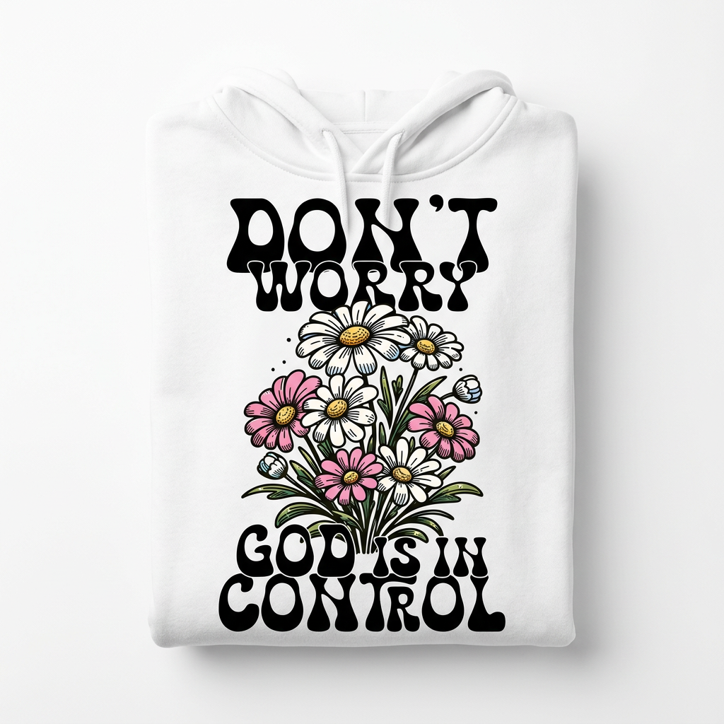 Don't Worry God is in Control Hoodie