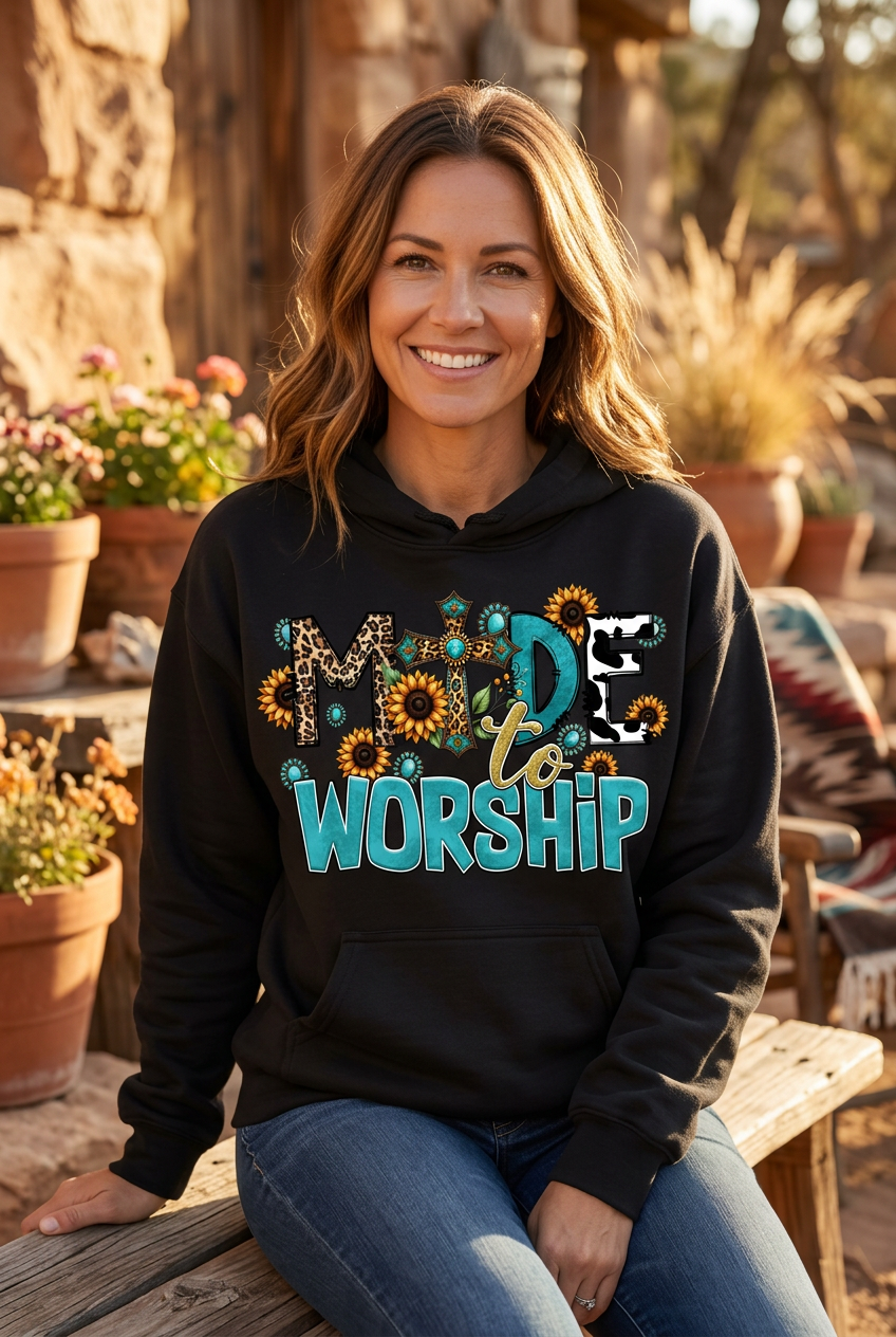 Made to Worship – DTF Transfer & Apparel