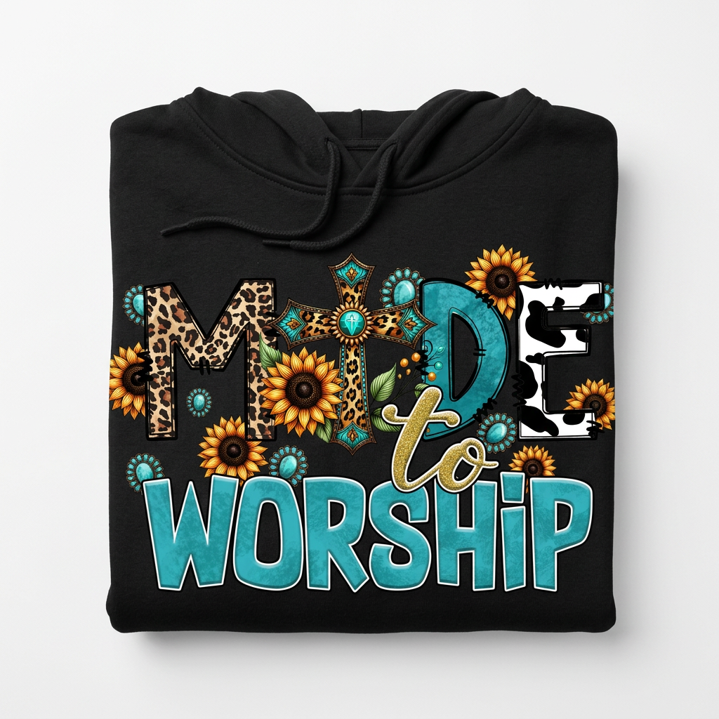 Made to Worship – DTF Transfer & Apparel