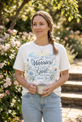 Give All Your Worries To God Tee mockup