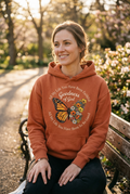 Goodness of God orange hoodie mockup
